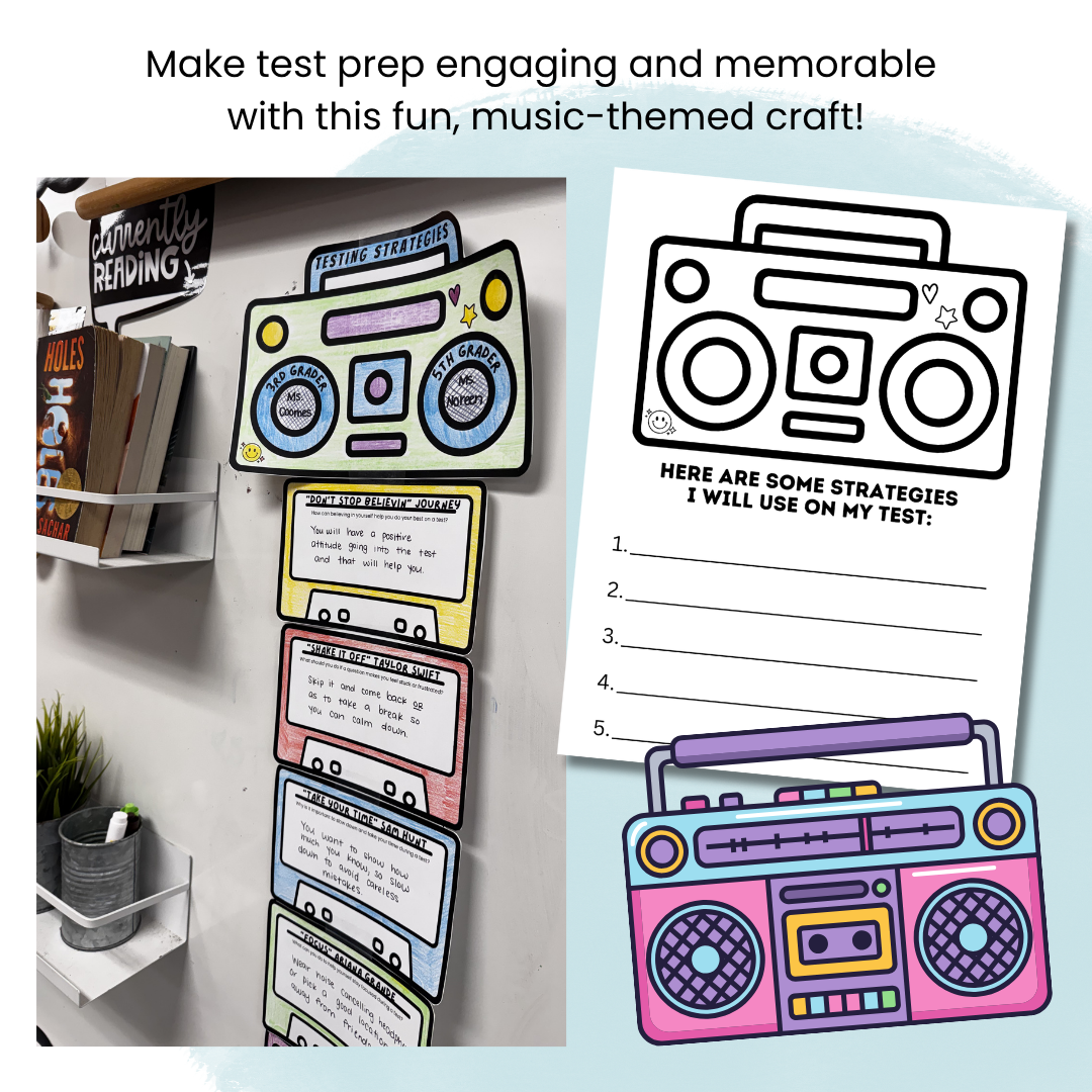 Test Prep Boombox Craft