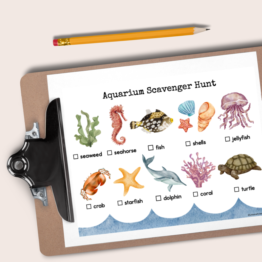 Aquarium Scavenger Hunt
