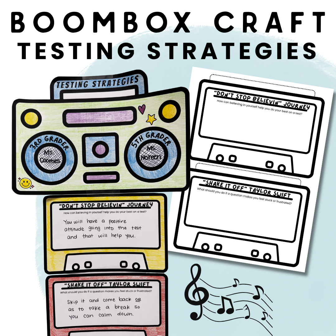 Test Prep Boombox Craft