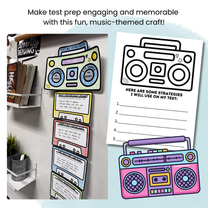 Test Prep Boombox Craft