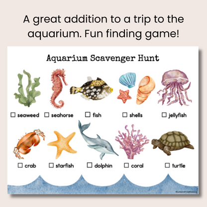 Aquarium Scavenger Hunt