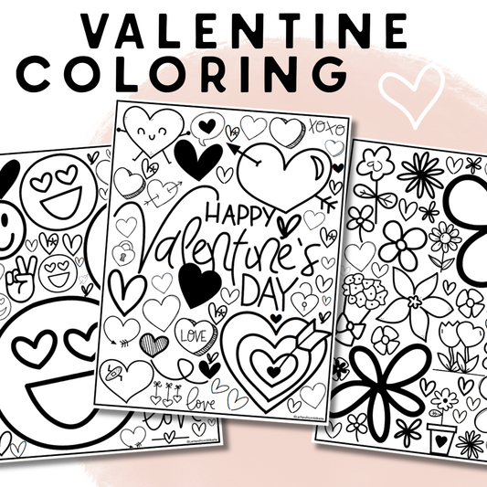 Valentine Coloring Pages