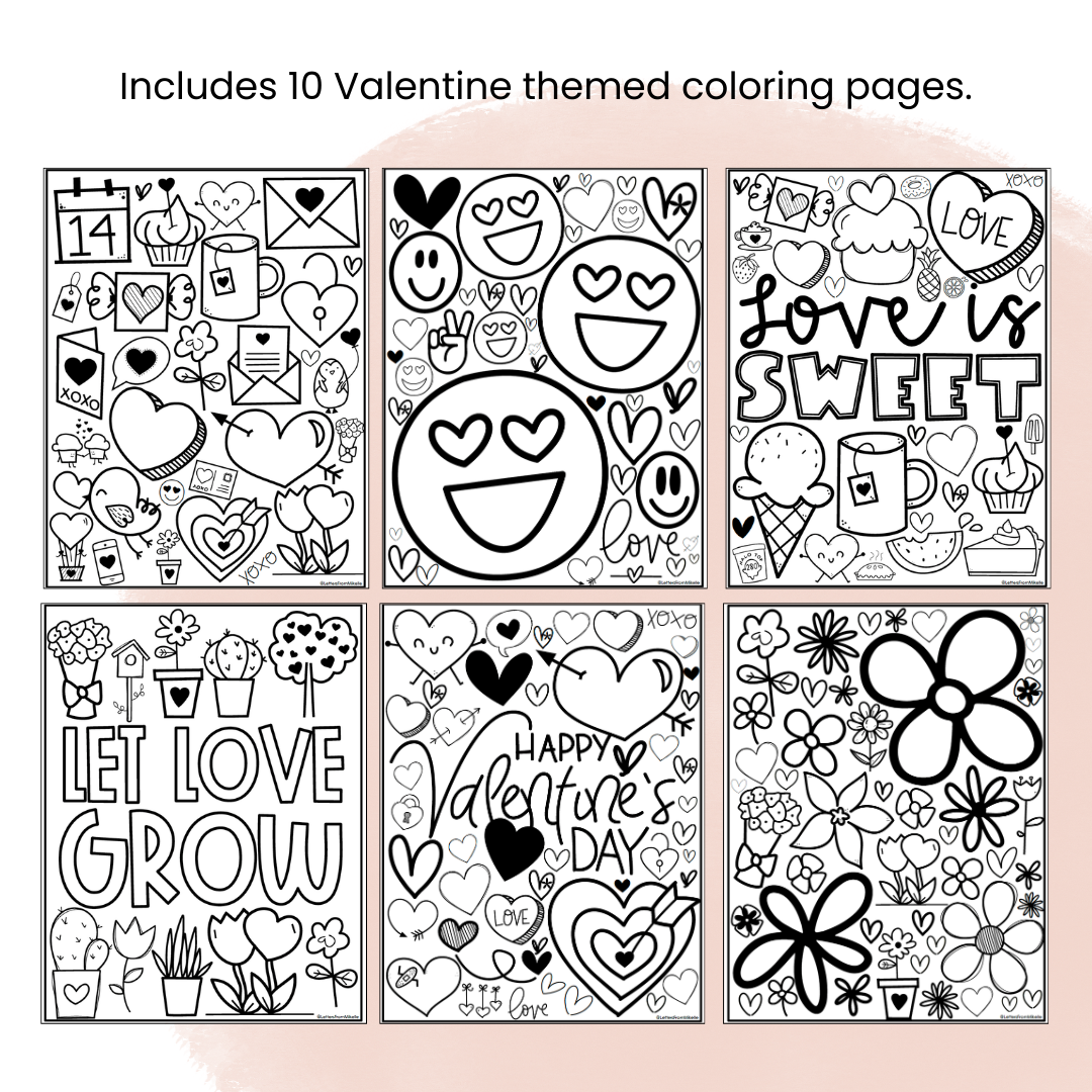 Valentine Coloring Pages
