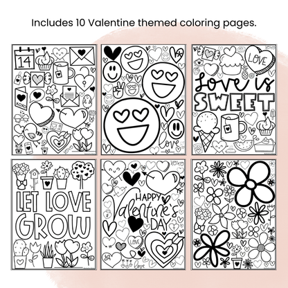 Valentine Coloring Pages