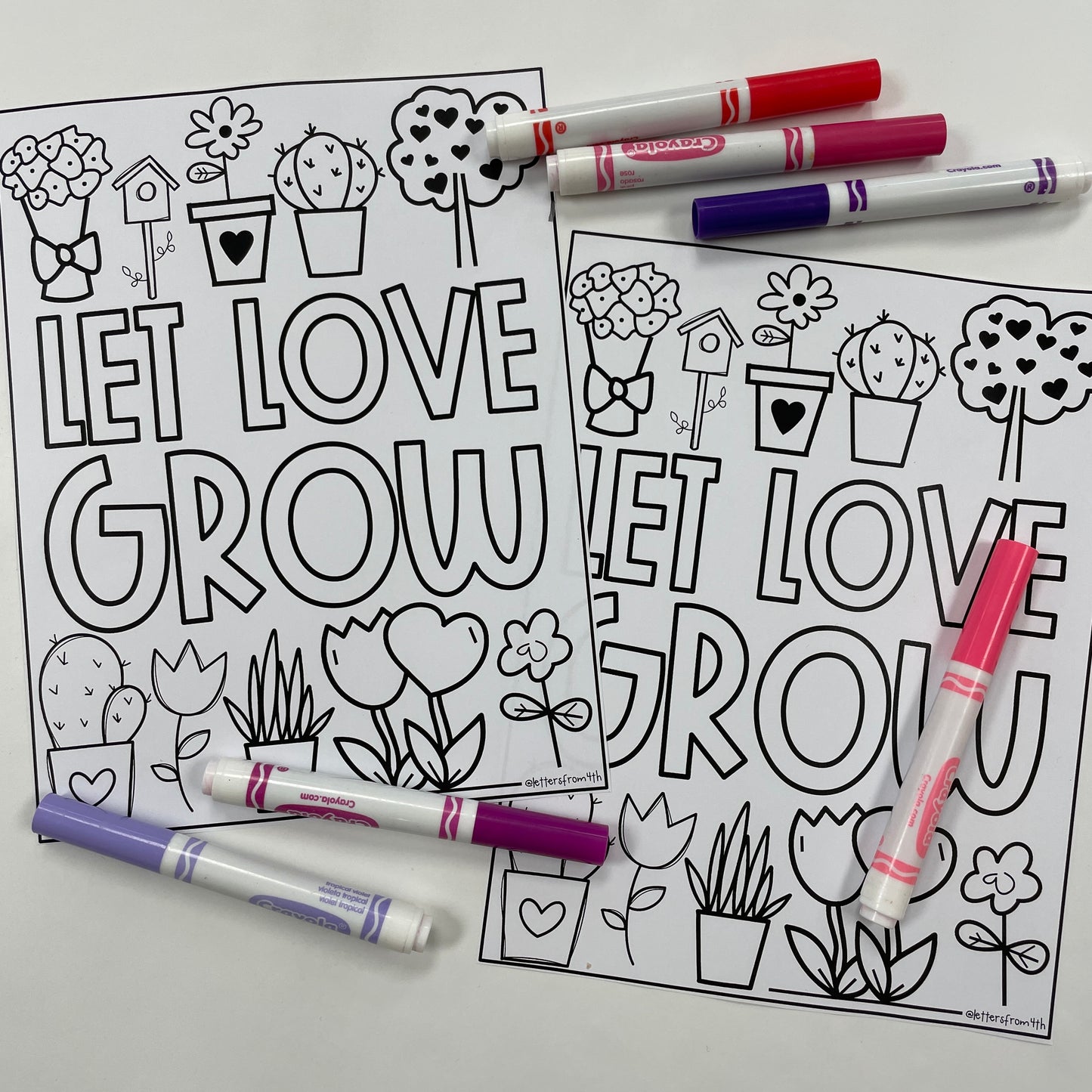 Valentine Coloring Pages