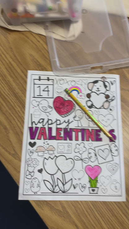 Valentine Coloring Pages