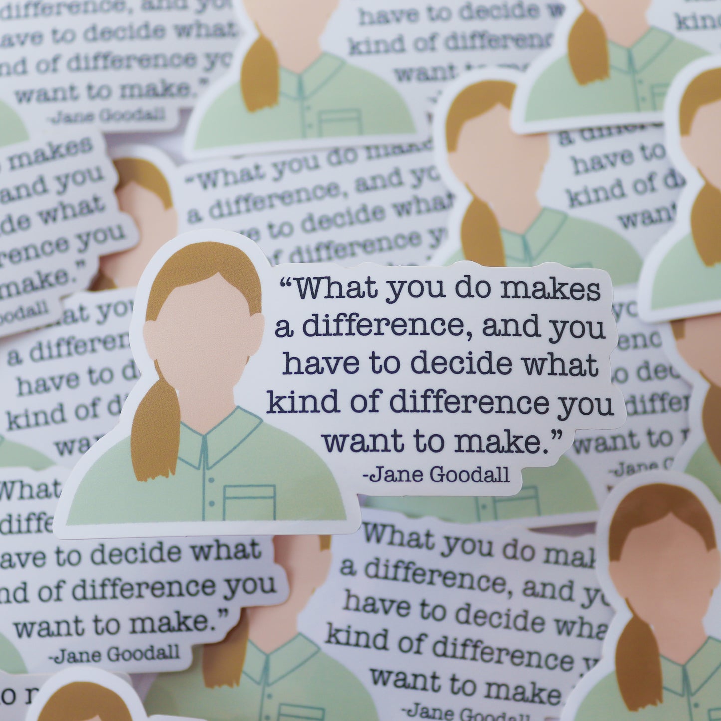 Jane Goodall Sticker