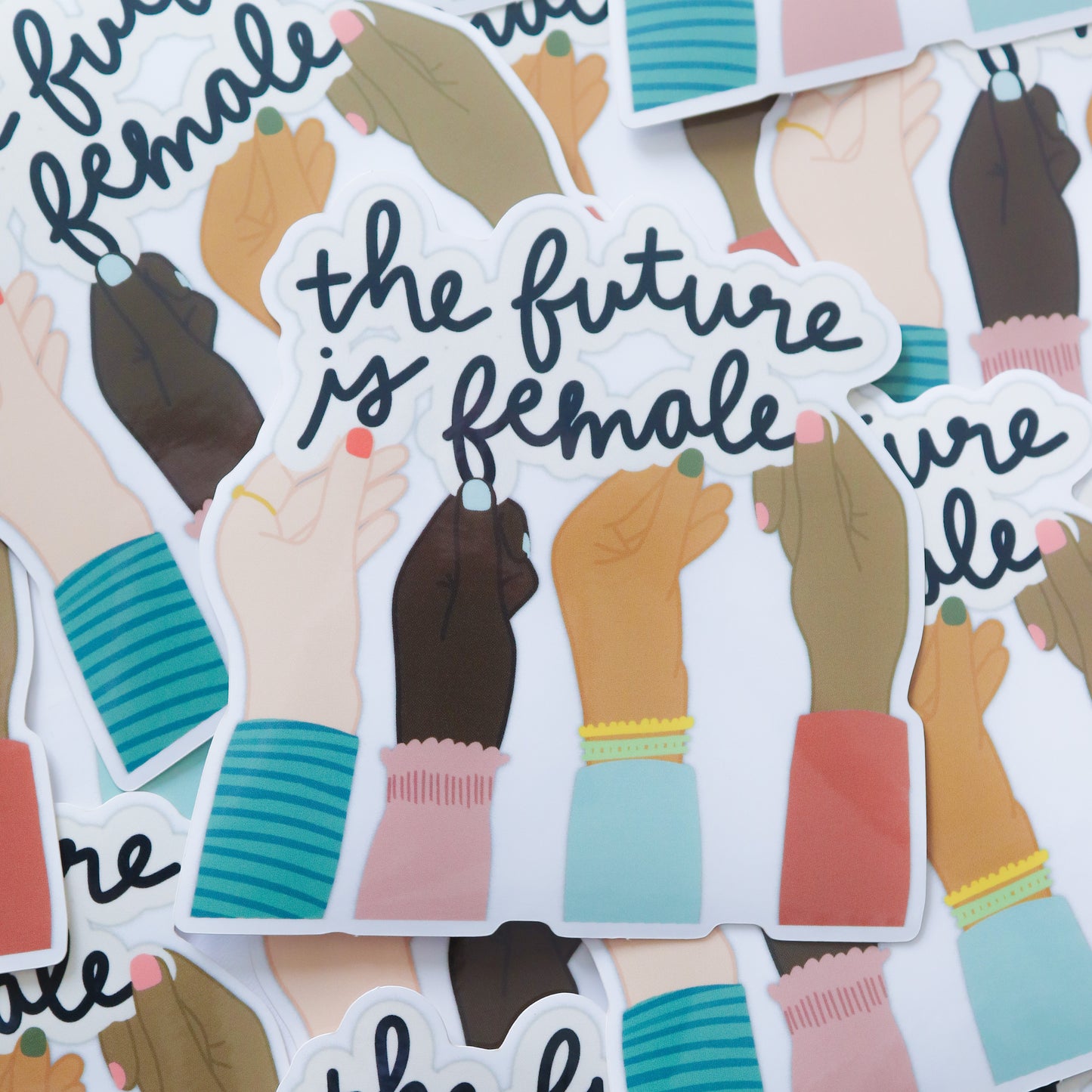 The Future Is Female Sticker